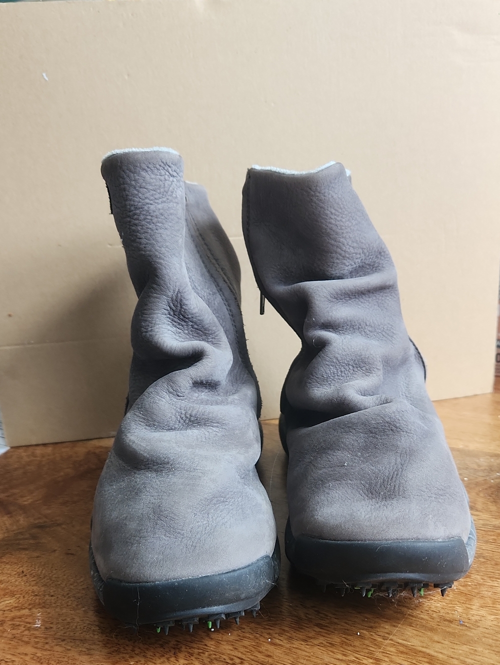 Unisex Satorisan Leather Meraki Slouch Ankle Boots